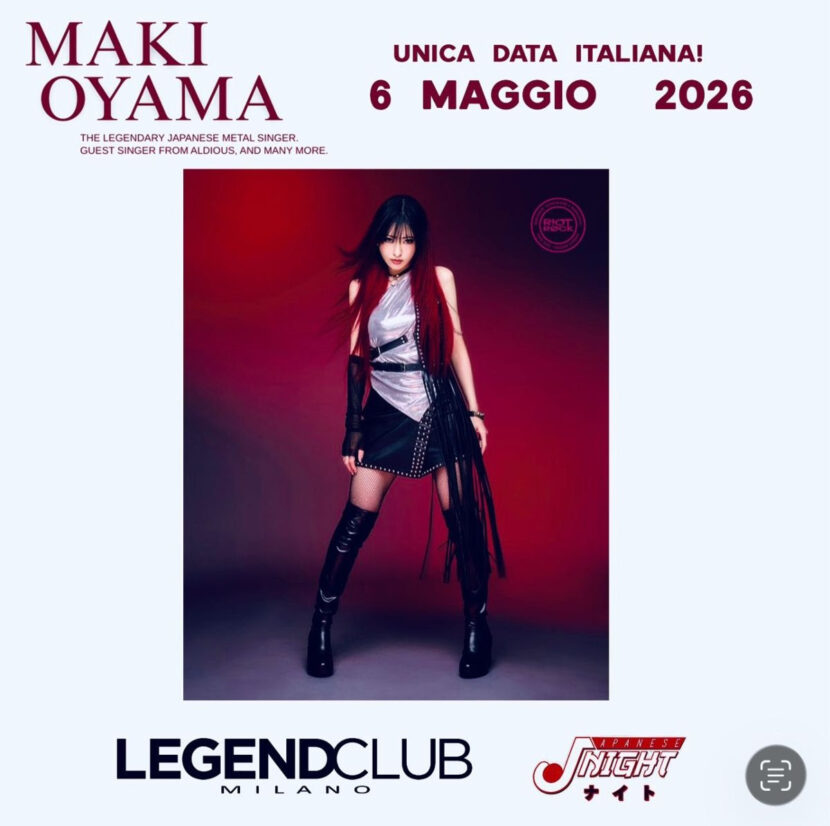 Eventi: MAKI OYAMA leggendaria voce del J‑Rock in arrivo a Milano al Legend Club